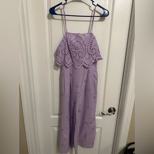 Francesca’s purple jumpsuit size xs